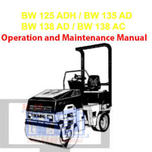 Bomag BW125AD to BW138AD Operation and Maintenance Manual