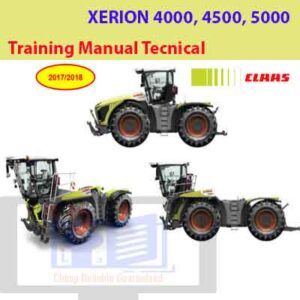 Claas Agricultural XERION 4000, 4500, 5000 Training Manual