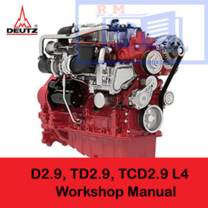Deutz Engine D2.9, TD2.9, TCD2.9 L4 Workshop Manual