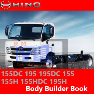 Hino Truck 2019 115 to 195 Body Builder Book