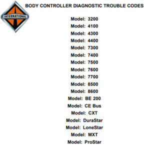 International Truck 3200, 4100, 4300, 4400, RXT ABS brakes System Service Manual (Copy)
